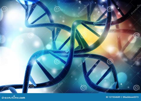 Concept Biochemie Met Dna Structuur Op Medische Technologieachtergrond