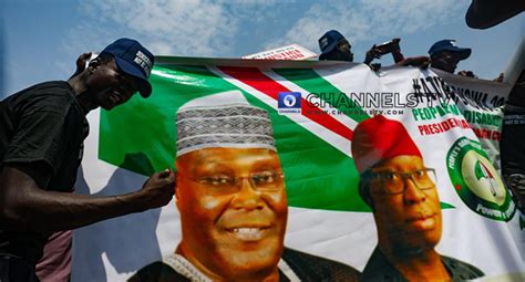 Atiku Pdp Leaders Storm Inec Office Protest Election Outcome