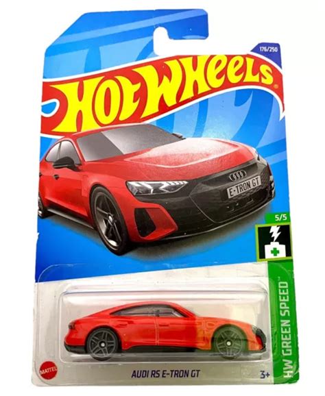 2022 HOT WHEELS Audi RS E TRON GT HW Vert Vitesse 176 250 Rouge E TRON