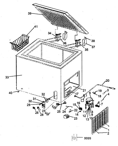 Chest Freezer Parts Diagram