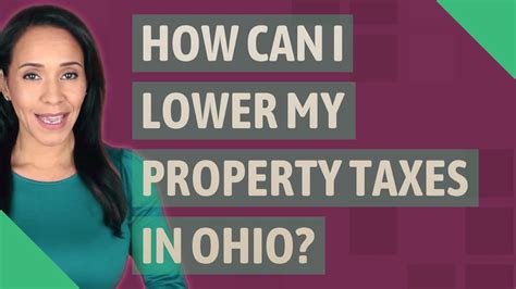 How Can I Lower My Property Taxes In Ohio Youtube