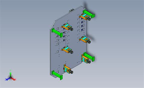 型材框架焊接夹具 Parasolid 模型图纸下载 懒石网