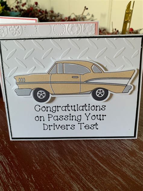 Drivers License Congrats Card Etsy Singapore