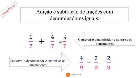 Atividades Adi O E Subtra O De Fra Es Denominadores Diferentes