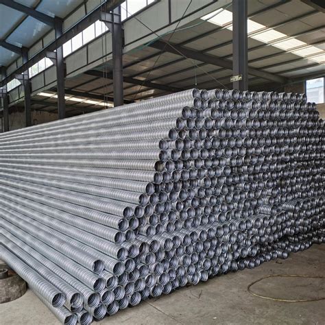 Galvanized Ducts Pipe Steel Pipe For Post Tension Corrugated Ducts Pipe Corrugated Pipe And