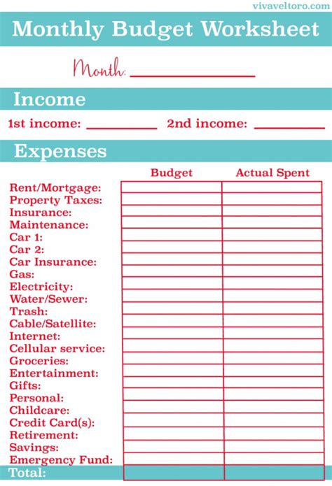 Household Bills Spreadsheet Uk Pertaining To 017 Free Household Budget Template Basic Home