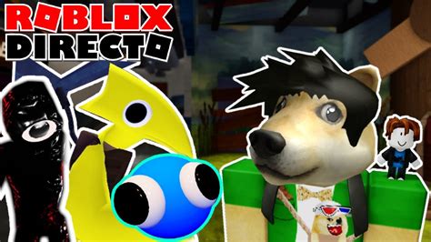 DIRECTO EN ROBLOX MOMENTOS DIVERTIDOS I Jugando Rainbow Friends 2