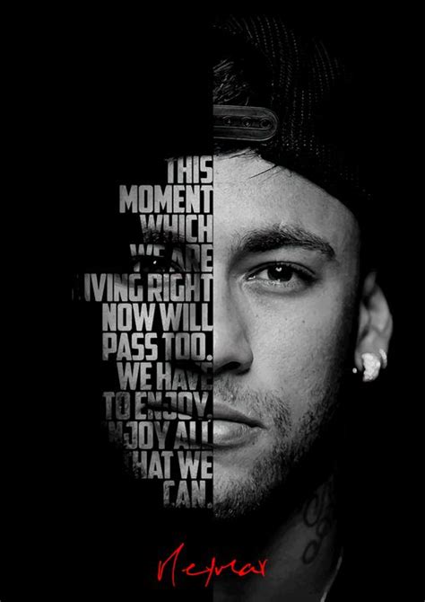 Neymar Jr Quote Poster Enea Kelo Paintings Prints Sports