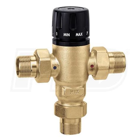 Caleffi 521400ac Mixingcal 3 Way Thermostatic Mixing Valve W Checks 12 Inch Npt Connections