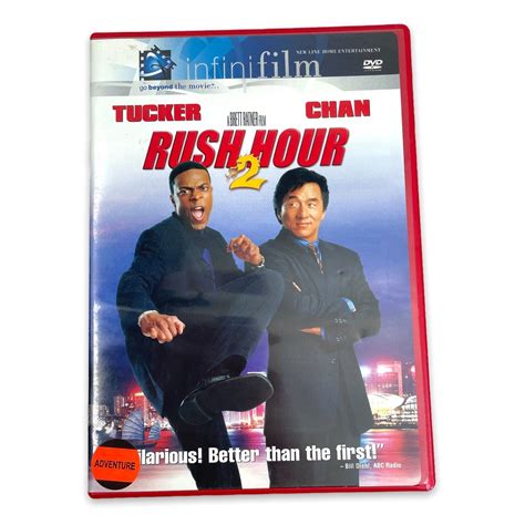 Rush Hour Dvd 2001 Widescreen Infinifilm Jackie Chan Chris Tucker