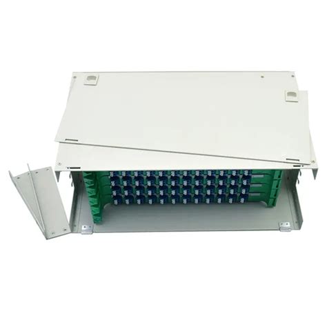 Core Rack Mount Fiber Optic Odf Box Fiber Patch Panel With Sc Square