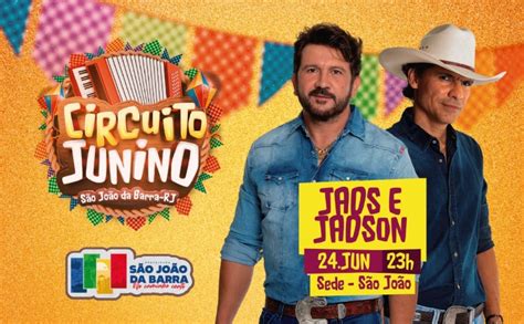 Show De Jads E Jadson Acontece Na Segunda No Circuito Junino Veja