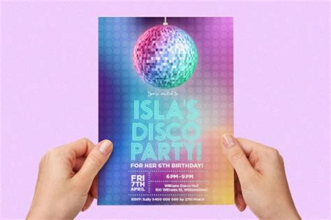 12+ Disco Party Invitation Designs & Templates - PSD, AI