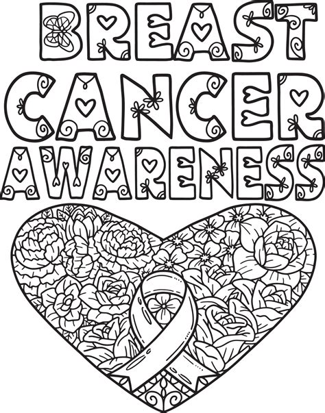 Cancer Awareness Coloring Pages Coloring Pages