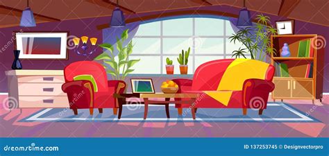 Animated Living Room Background