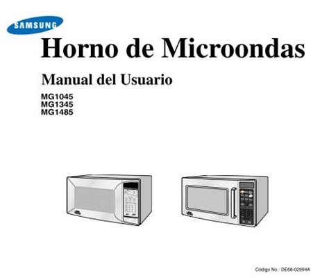 Manual De Microondas Samsung