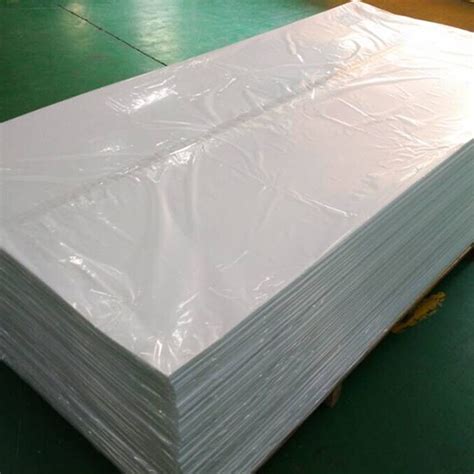 China Gloss Rigid White Pvc Sheet Plastic For Lampshade Material