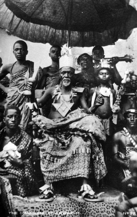 The King Of Akwapim” Ghana ©historical Photographs From The