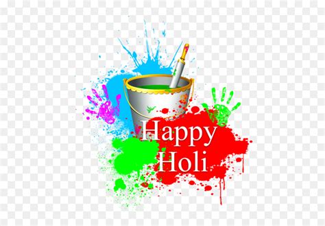 Transparent India Holi Festival Logo Drink For Holi Happy Holi Text