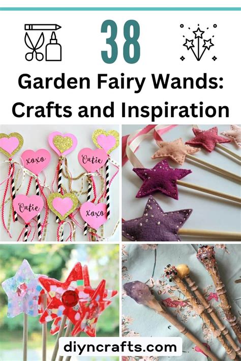 38 Diy Garden Fairy Wands Easy Crafts Diy And Crafts