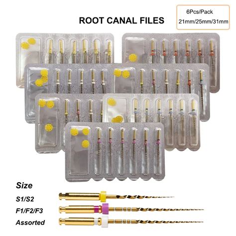 Limas Flexibles Doradas De Activaci N Por Calor Dental Endodoncia Niti