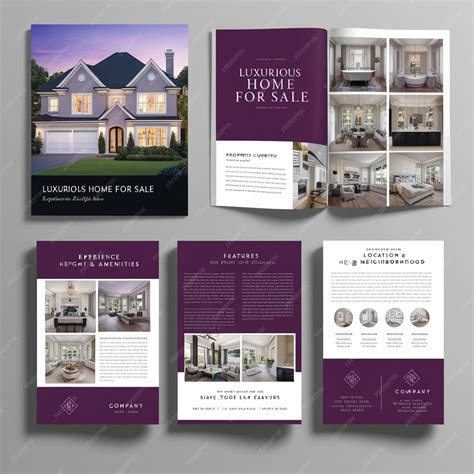 Modern Real Estate Sale Brochure Design Elegant Home Sale Brochure