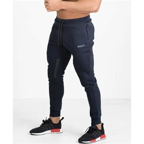 Viser de survêtement de sport en coton pour hommes joggeurs de marque