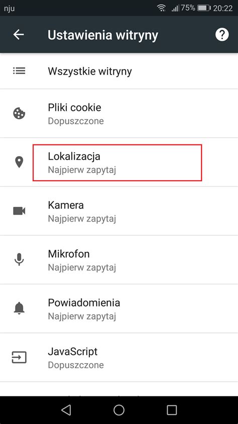 Jak Wy Czy Lokalizacj W Chrome Na Androidzie