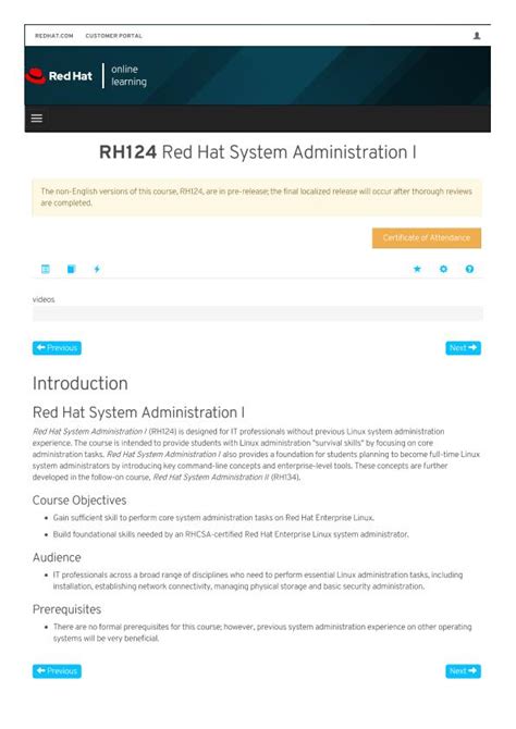 Rh Red Hat System Administration I Pdf