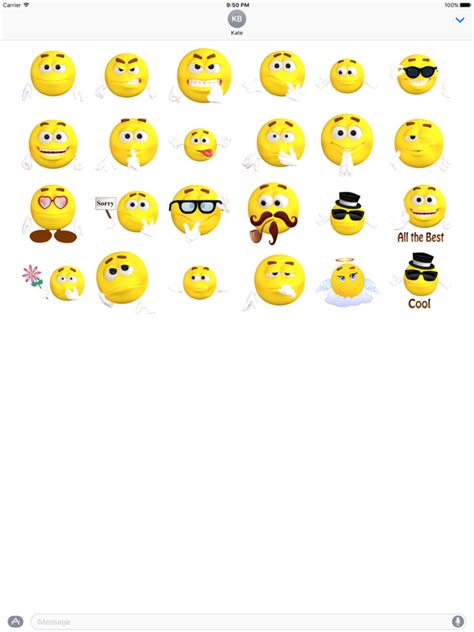 Funny Emoji Stickers for iOS (iPhone/iPad/iPod touch) Latest Version at $0.99 on AppPure