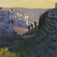 Kidron Valley, early evening, by Andrew Gifford Water Lily Pond