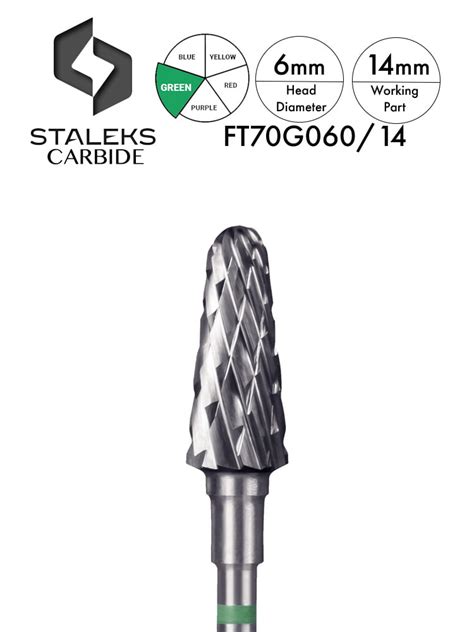 Staleks 100 Carbide Bits For Nails Professional Quality