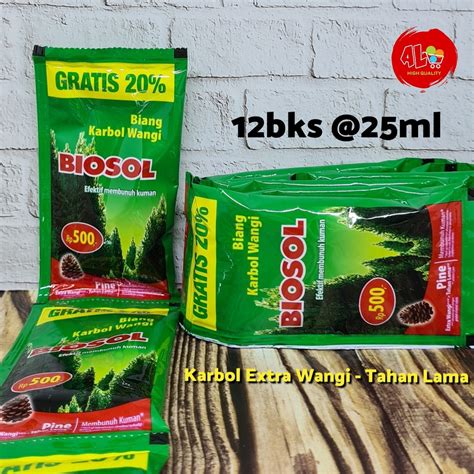 Jual Biosol Karbol Extra Wangi Bunuh Kuman Virus Renceng Sachet