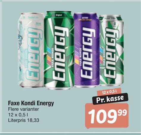 Faxe Kondi Energy Tilbud Hos Fakta Tyskland