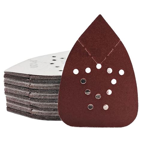 120 Grit Mouse Sander Sandpaper 50PCS Sanding Pads For Mouse Palm