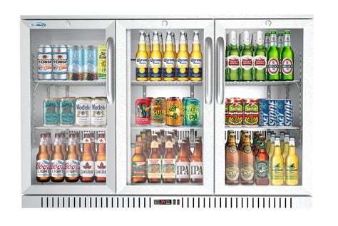 Koolmore In Three Door Back Bar Refrigerator Cu Ft Walmart