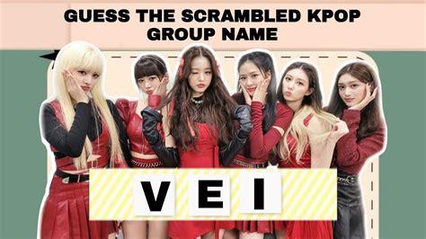 GUESS THE SCRAMBLED KPOP GROUPS NAME CAN YOU GUESS IT YouTube