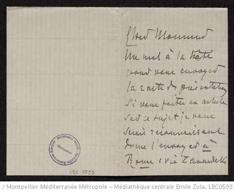 Fonds Louis Bertrand Fonds numérisé Correspondance de Louis Bertrand