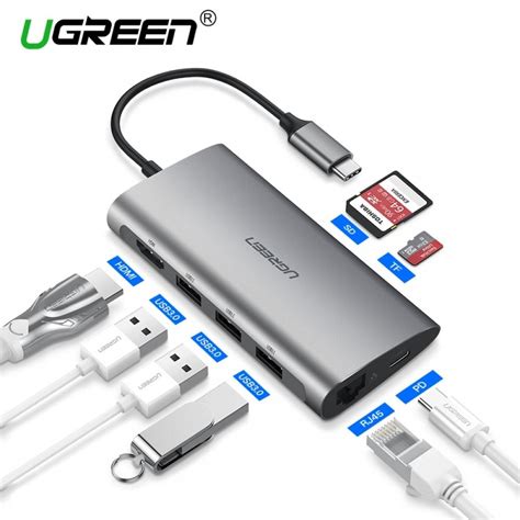 Ugreen Multi Ports Usb C Docking Station Usb Hdmi Computer Power