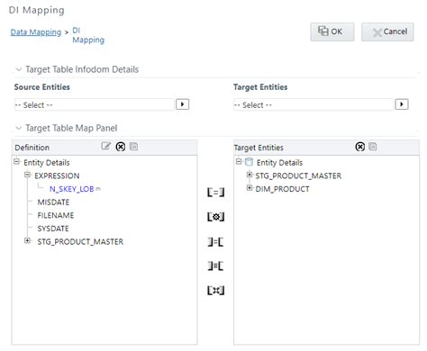 Creating Data Mapping Definition