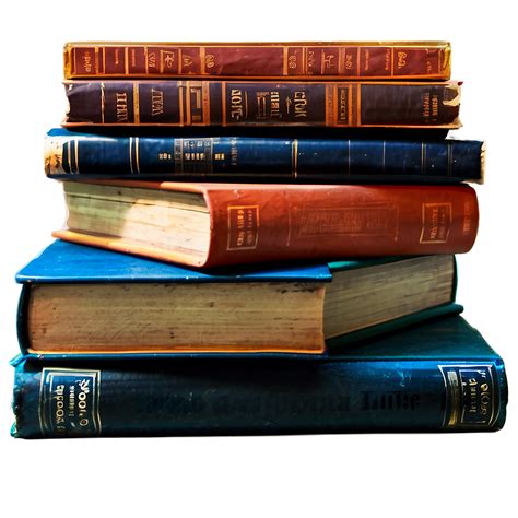 Download Stack Of Old Books Clipart Png 06252024