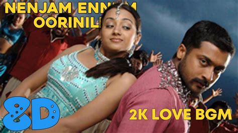 Nenjam Ennum 8d Song Aaru Suriya Trisha Devi Sri Prasad Hari Youtube