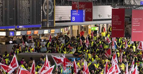 En Alemania Miles De Vuelos Afectados Por Huelga De Personal En