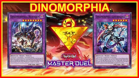 DINOMORPHIA DINOMORFIA Ft Rexterm Meta DECK Yu Gi Oh Master Duel