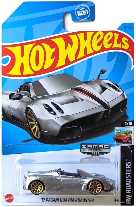 Hot Wheels 17 Pagani Huayra Roadster Zamac Hw Roadsters 2 10 1 64 Nowy