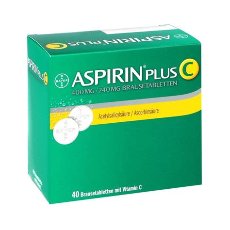 Aspirin Plus C Effervescent Tablets 40 ApoZona