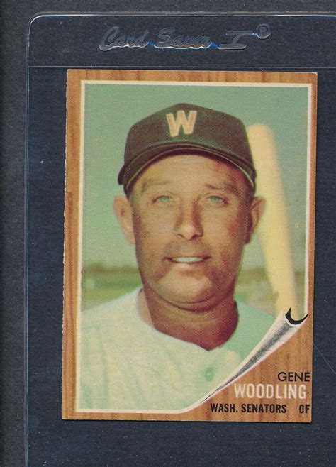 1962 Topps 125 Gene Woodling Senators EX 5221 EBay