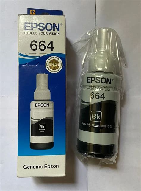 Black Epson 664 Printer Ink Packaging Size 70 Ml At Best Price In