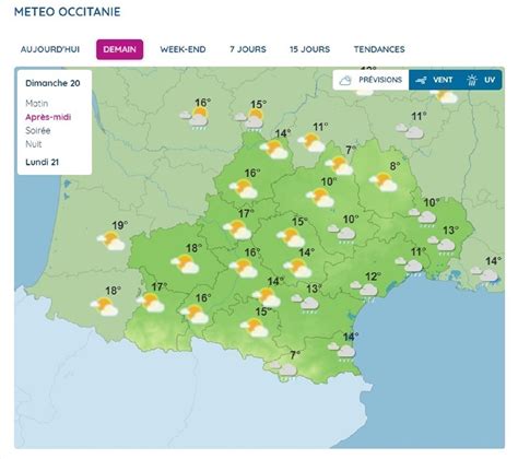 Éclaircies et vent sur Toulouse pluie ailleurs en Occitanie les