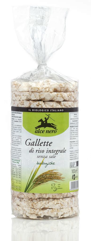 Gallette Di Riso Integrale GA500 Alce Nero Il Buono Del Biologico Dal